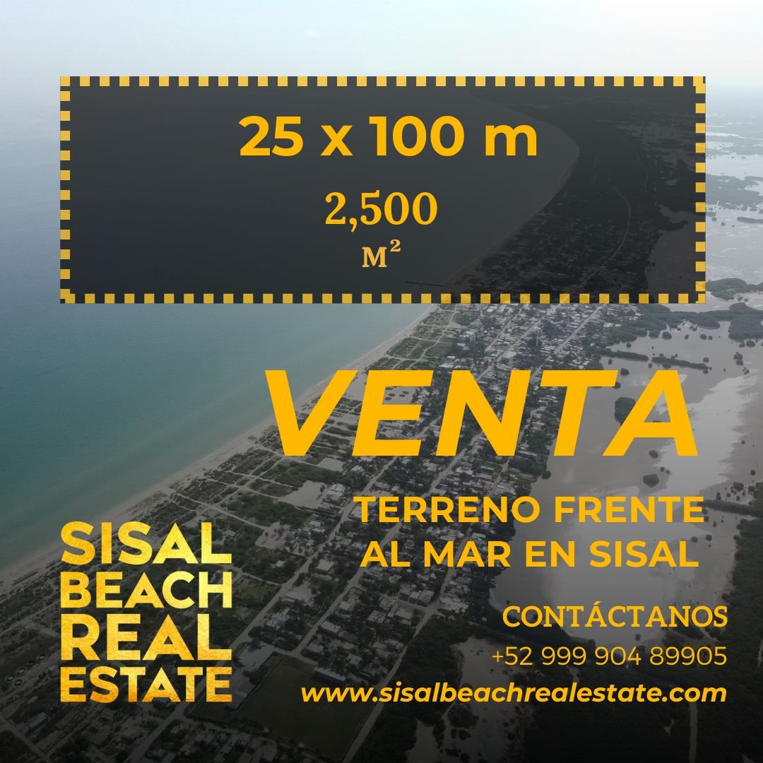 Terreno cerca de la playa en Sisal